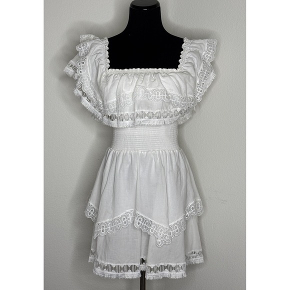 Peixoto Wyatt Dress White Mini Medium Peixoto Wyatt Dress White Mini Medium